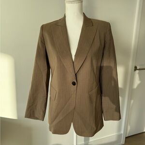 Lafayette 148 New York Tailored Tan/Brown Blazer